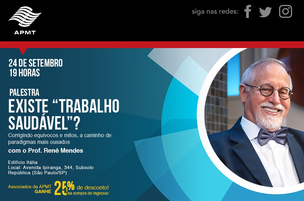 You are currently viewing Palestra – Existe Trabalho Saudável?